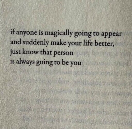 You're the one with the power