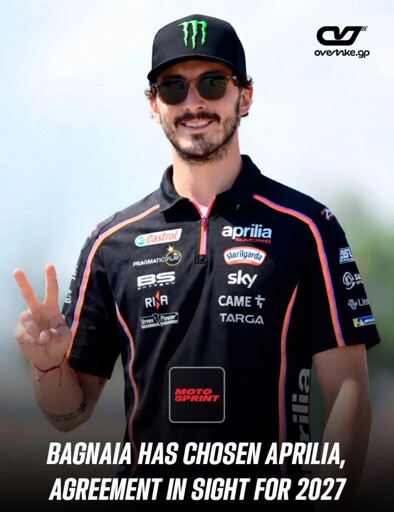 Bagnaia has chosen Aprilia, Agreement in sight for 2027 [rumour]